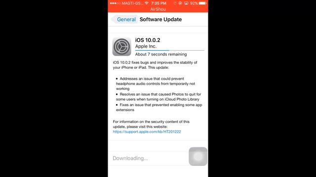 How to update iOS 10.0.1 to iOS 10.0.2 HD смотреть онлайн