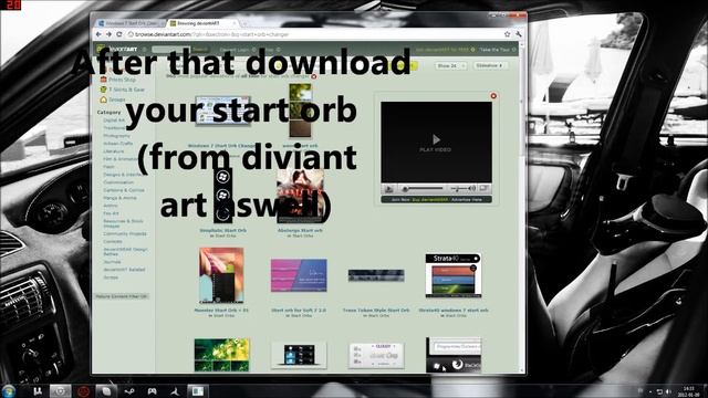 [How to change your start orb] [Win7] смотреть онлайн