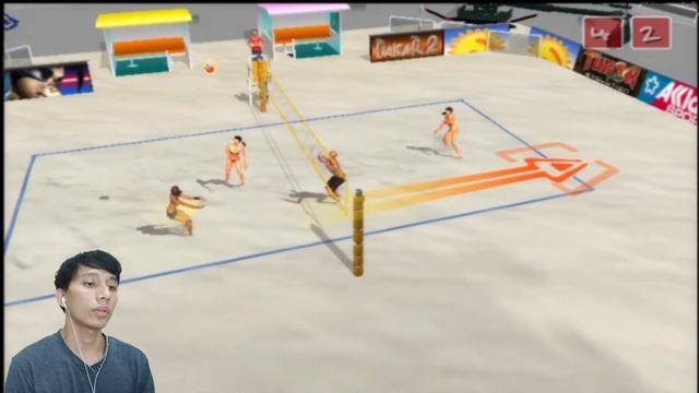 Main summer heat beach volleyball game voli pantai part 6 смотреть онлайн