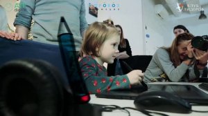 Экскурсия детишек в Анимационную студию «Паровоз»