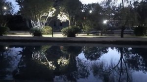 Вечерние огни Нового Афона. Абхазия.