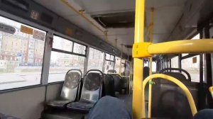 Тюмень. Поездка на автобусе ЛиАЗ-5293.53, гос. АЕ 821 72, марш. 28