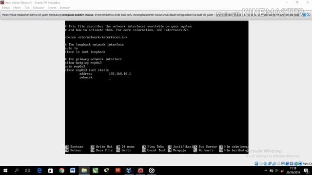 Tutorial konfigurasi IP address pada debian 9 смотреть онлайн