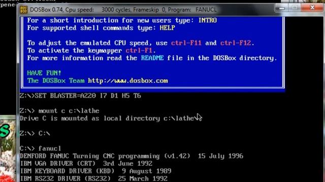 TO RUN FANUC LATHE/MILLING IN WINDOWS 7 смотреть онлайн