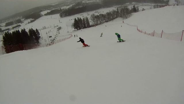 Skiing in Sorochany (Сорочаны) смотреть онлайн