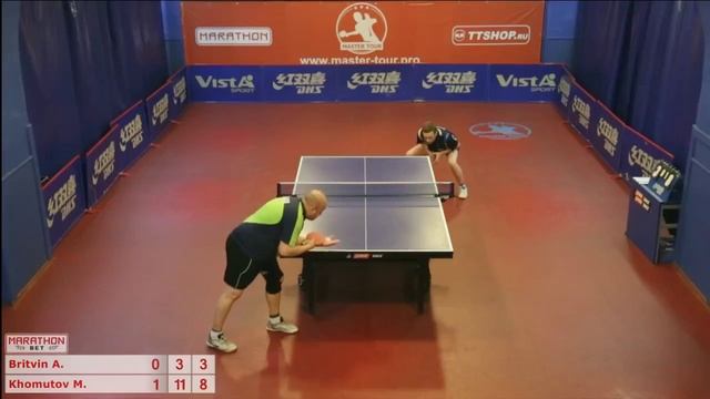 5. Алексей Бритвин - Михаил Хомутов 0:3 смотреть онлайн
