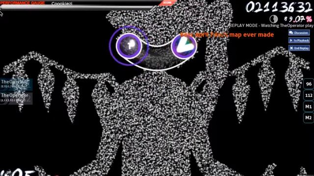 Osu! Kommisar- Bad Apple!! (Chiptune ver.) [Hard] смотреть онлайн