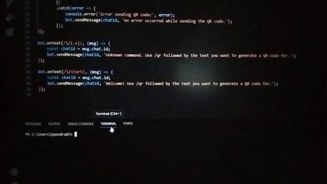 QR generator Telegram bot смотреть онлайн
