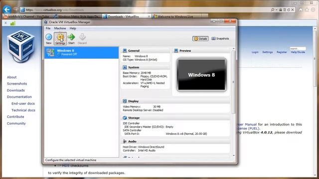 EP 1: How to install Windows 8 as a Virtual Machine смотреть онлайн
