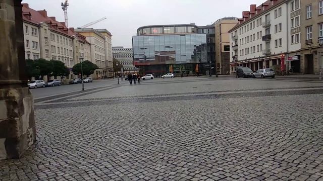 Европа, Германия, Магдебург 2018. Новое здание городской ратуши. смотреть онлайн