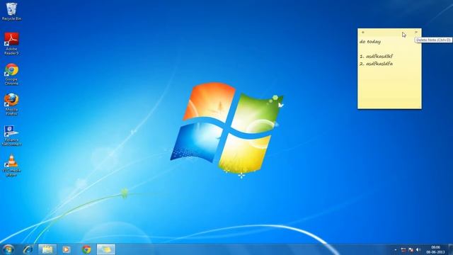 Sticky Notes in windows 7 - Telugu-Lesson-11 смотреть онлайн