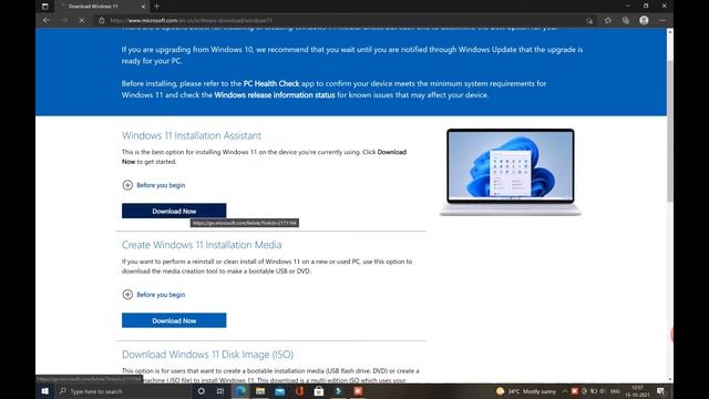 "Windows 11", various download options for your New eligible PC or Mi Notebook Ultra смотреть онлайн