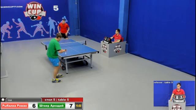 12-00 Рыбалка Роман 3-0 Штаер Аркадий стол 5  ЮГ-2  13.07.20