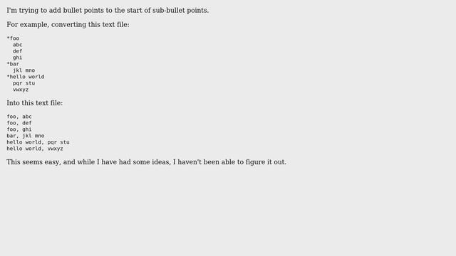 Unix & Linux: How to add lines to multiple following lines conditionally with awk? смотреть онлайн