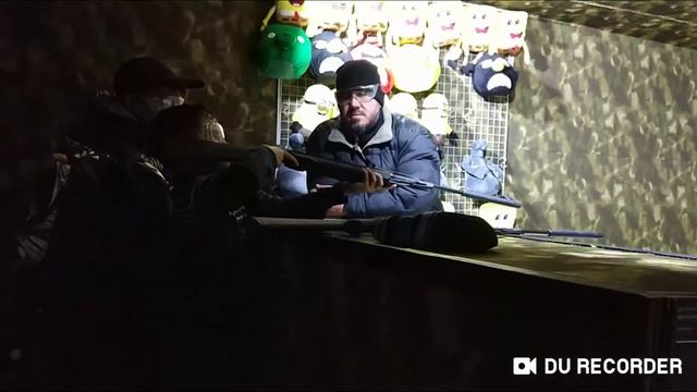 Тир в Перовском парке , зима . смотреть онлайн