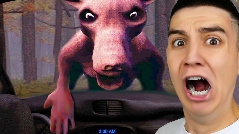 МОНСТР ЗА ОКНОМ МОЕЙ МАШИНЫ ПРЕСЛЕДУЕТ МЕНЯ ! ОЧЕНЬ СТРАШНЫЙ ХОРОР! смотреть онлайн