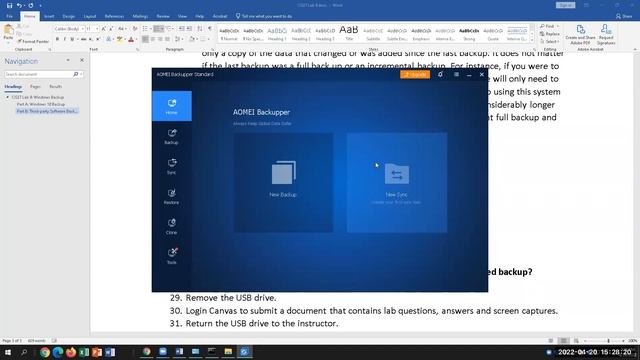 CIS27 Lab 9: Performing backup смотреть онлайн