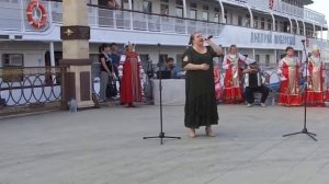 Русские вечерки на Астраханской набережной у Петра Первого 29.07.2017