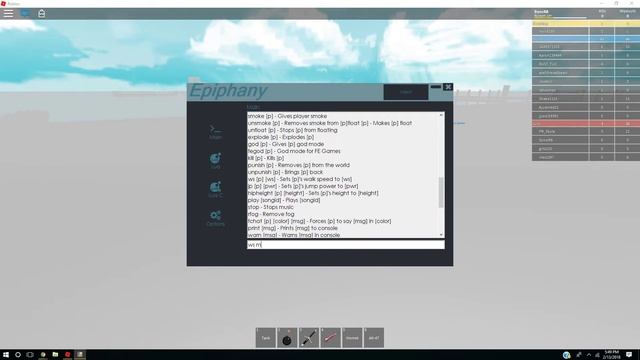 Roblox Exploit [Epiphany] (Working) Lua ~ Lua C ~ Commands смотреть онлайн
