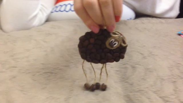 Новый Год 2015. Год Овцы. Кофейная овечка.