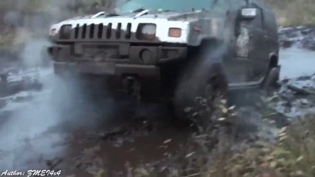 способен ли на что нибудь Хаммер Н2 Hummer офф-роуд перетягивания смотреть онлайн