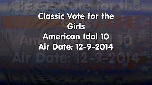 Classic VOTE FOR THE GIRLS: American Idol 10 (Lauren & Haley) смотреть онлайн