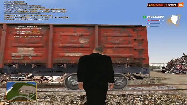 открытие вагонов на свалке тс DELORE CRMP