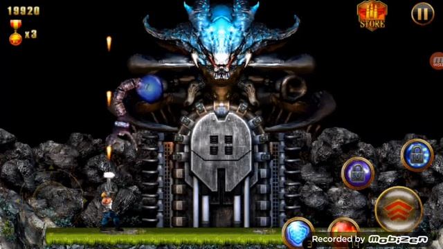 Contra Evolution Gromaides Boss Fight (no damage)(no upgraded gun) смотреть онлайн