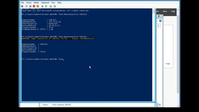 Windows Server 2012 | M05-Ex02 | Troubleshooting IPv4 || MCSA 70-410 смотреть онлайн