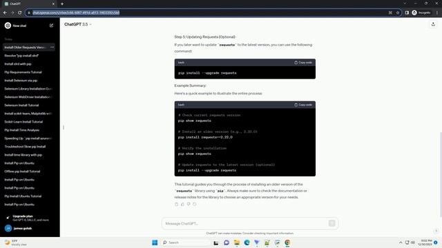 pip install older version of requests смотреть онлайн