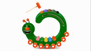 Учим фигурки-музыкальная гусеница