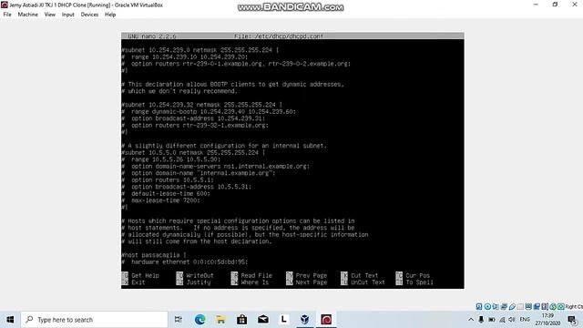 Konfigurasi DHCP server menggunakan linux debian 8 смотреть онлайн