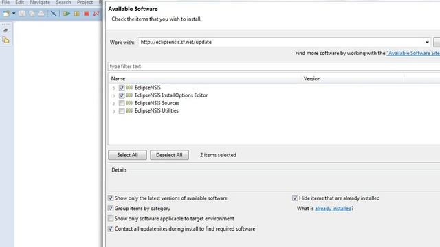 Add Eclipse NSIS Plugin to Eclipse смотреть онлайн