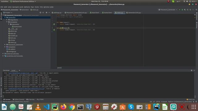 Python Django Project Password Generator App Part 4 смотреть онлайн