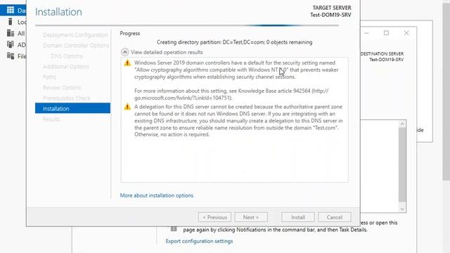 Windows server 2019 Active directory installation steps смотреть онлайн