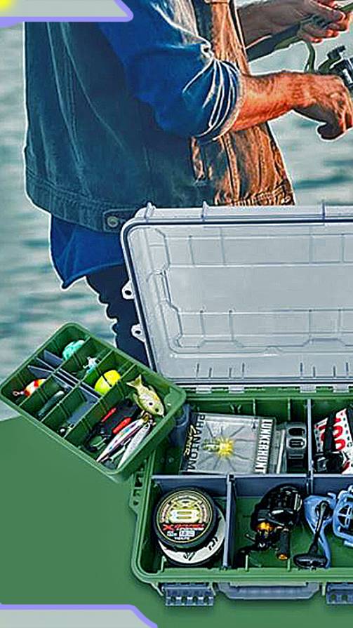 Ящик "Нептун" - коробка для рыболовных инструментов и снастей - Органайзер из Китая с Алиэкспресс