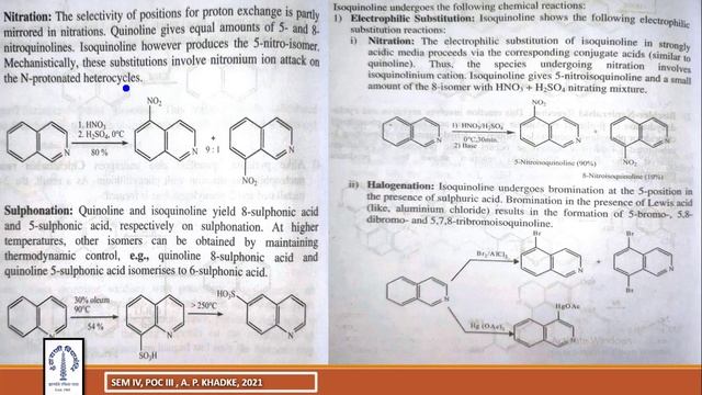 Quinoline and Isoquinoline смотреть онлайн