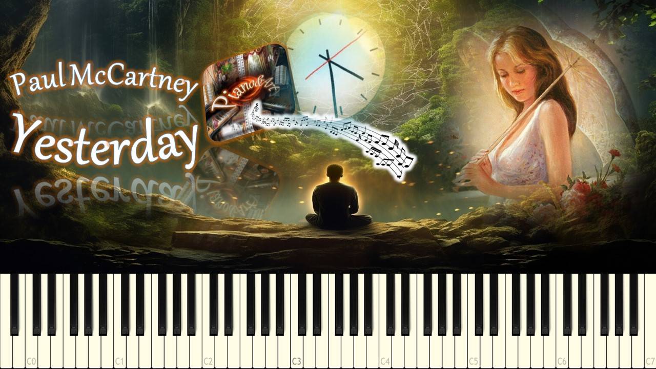 Yesterday (The Beatles) / Вчера (П.Маккартни) (piano tutorial) [НОТЫ + MIDI] смотреть онлайн
