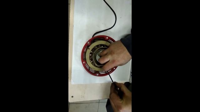 Как поменять верёвку стартера