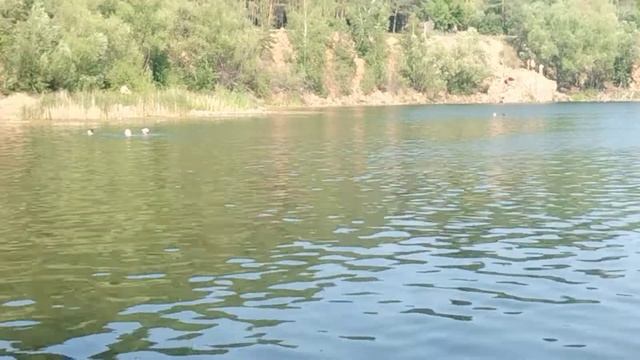 Челябинск . Купание в бывших каменоломнях смотреть онлайн
