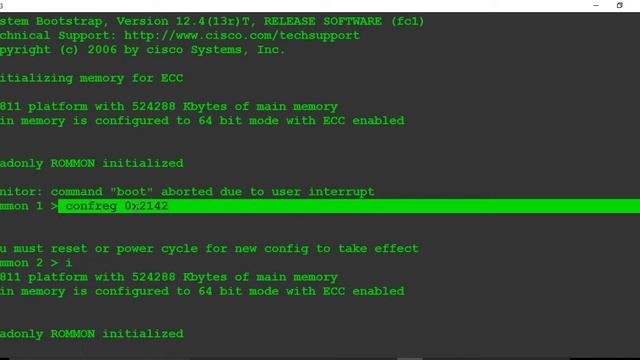 Cisco Router Password Reset
