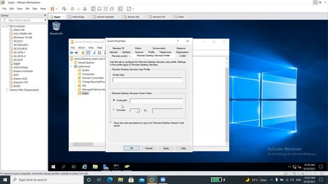 13-Windows Server 2019:Configure ,Add and Remove AD User смотреть онлайн