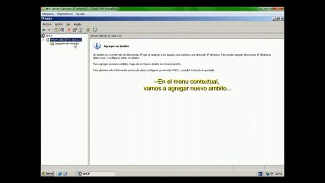 Configurar el servidor DHCP en Windows Server 2003 смотреть онлайн
