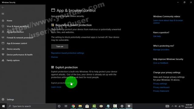 Windows 10 Home : Turn on or off Randomization memory allocations (Bottom up ASLR) смотреть онлайн