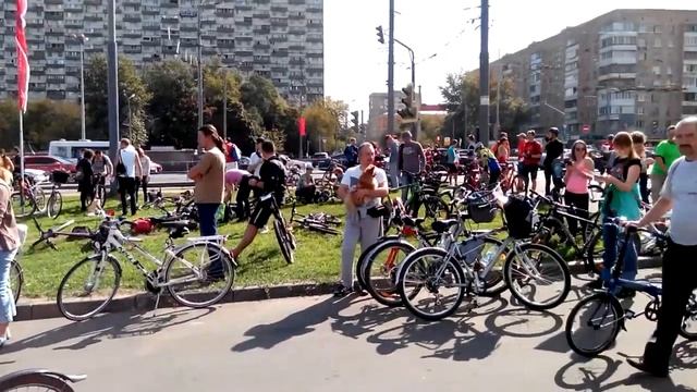 велопарад в Москве 07.09.2014