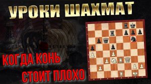 Где располагать КОНЯ/Уроки шахмат.