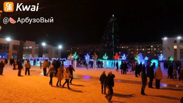 Зима в Москве вечером смотреть онлайн