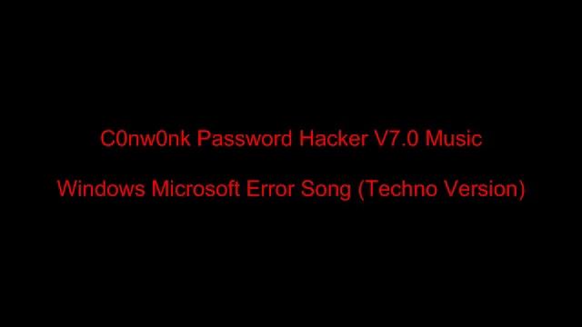 Windows Microsoft Error Song (Techno Version) смотреть онлайн