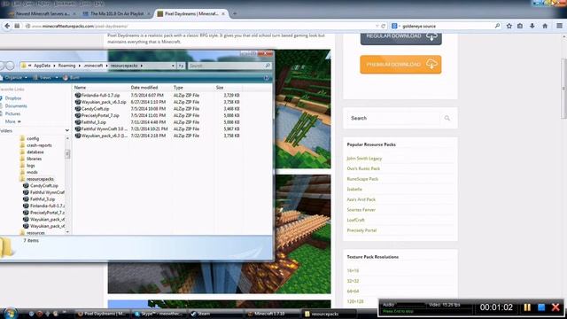 Texture Pack Tutorial (Windows 7 I believe) смотреть онлайн
