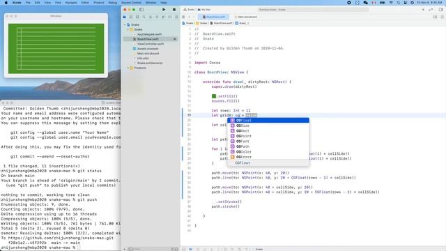 macOS Cocoa 020: Drawing a complete 11x22 grid of game board смотреть онлайн